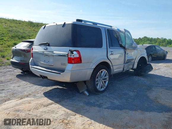 2015 Ford Expedition Limited with VIN 1FMJU2AT5FEF49312, listed as a IAAI auction lot 41523894 with 81,363 mi miles and . Bid and sale history available at DreamBid. Image 4.