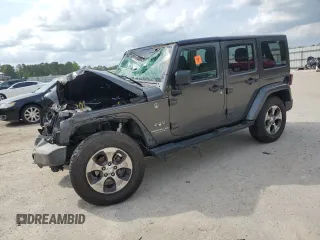 2017 Jeep Wrangler Unlimited Sahara with VIN 1C4HJWEG1HL754298, listed as a Copart auction lot 54678545 with Not provided miles and Salvage title. Bid and sale history available at DreamBid. Image 1.