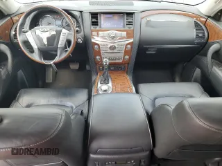 2018 Infiniti QX56 8-passenger with VIN JN8AZ2NC7J9440498, listed as a Copart auction lot 54333865 with 80,904 mi miles and Salvage Title. Bid and sale history available at carsss.com. Image 8.