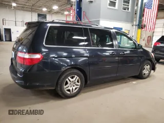 2007 Honda Odyssey EX-L with VIN 5FNRL38717B123111, listed as a Copart auction lot 52906645 with 235,188 mi miles and Salvage Title. Bid and sale history available at carsss.com. Image 3.