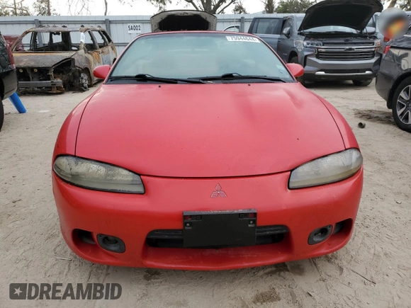 1997 Mitsubishi Eclipse GS-T with VIN 4A3AX55F9VE086183, listed as a Copart auction lot 75944644 with Not Provided miles and Salvage Title. Bid and sale history available at carsss.com. Image 5.