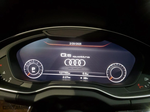 2018 Audi Q5 Premium Plus with VIN WA1BNAFY6J2192957, listed as a Copart auction lot 45872985 with 127,783 mi miles and Salvage Title. Bid and sale history available at carsss.com. Image 9.