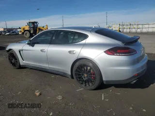2015 Porsche Panamera GTS with VIN WP0AF2A7XFL080120, listed as a Copart auction lot 46506855 with 108,829 mi miles and Salvage title. Bid and sale history available at DreamBid. Image 2.