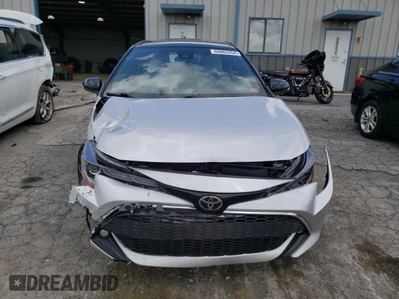 2021 Toyota Corolla Hatchback XSE with VIN JTNC4MBE7M3125871, listed as a Copart auction lot 66865354 with 91,573 mi miles and Salvage Title. Bid and sale history available at carsss.com. Image 5.
