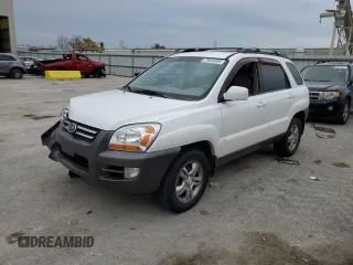 2005 Kia Sportage LX with VIN KNDJF723057125954, listed as a Copart auction lot 79454554 with 179,811 mi miles and Salvage Title. Bid and sale history available at carsss.com. Image 1.