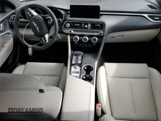 2023 Genesis G70 2.0T with VIN KMTG34TA5PU131236, listed as a Copart auction lot 37942364 with 3,601 mi miles and Non Repairable. Bid and sale history available at DreamBid. Image 8.