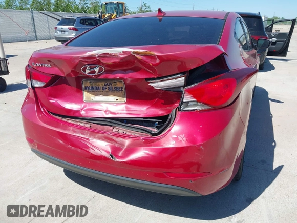 2014 Hyundai Elantra SE z VIN KMHDH4AE3EU168058, wystawiony jako IAAI lot #41974619 z przebiegiem 209 413 mil mil oraz . Historia ofert i sprzedaży dostępna na DreamBid. Obrazek 6.