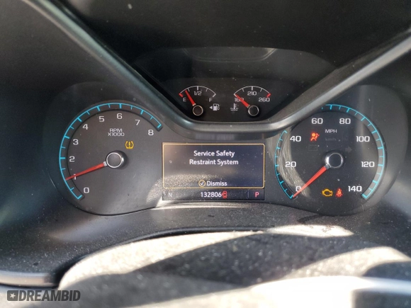 2019 Chevrolet Colorado 2WD LT with VIN 1GCGSCEN8K1290659, listed as a Copart auction lot 51597445 with 132,806 mi miles and Salvage Title. Bid and sale history available at carsss.com. Image 9.