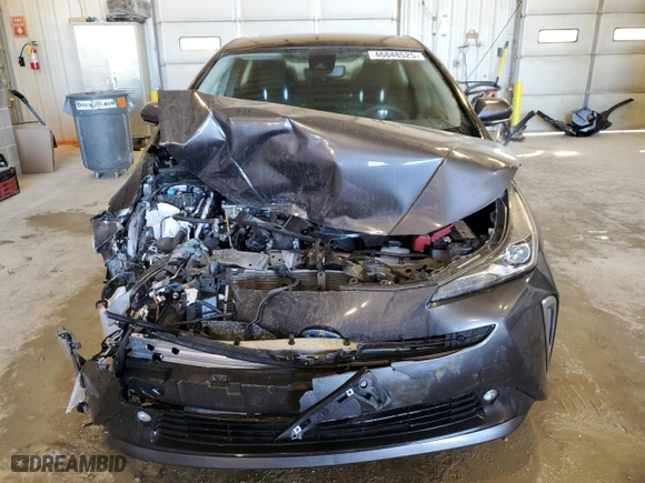 2022 Toyota Prius LE with VIN JTDL9MFU9N3038403, listed as a Copart auction lot 46848525 with 13,776 mi miles and Salvage Title. Bid and sale history available at carsss.com. Image 5.