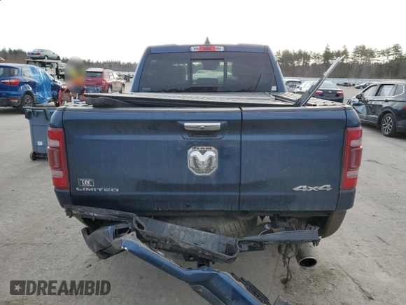 2020 Ram 1500 Limited with VIN 1C6SRFHT5LN389118, listed as a Copart auction lot 48781095 with 59,859 mi miles and Salvage Title. Bid and sale history available at carsss.com. Image 6.