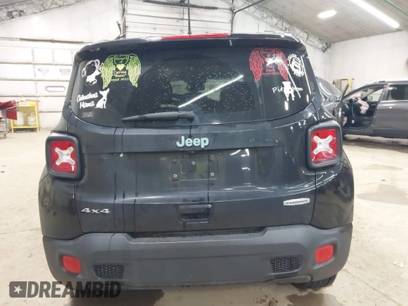 2018 Jeep Renegade Latitude with VIN ZACCJBBB9JPH50898, listed as a IAAI auction lot 42308737 with 112,440 mi miles and . Bid and sale history available at DreamBid. Image 16.
