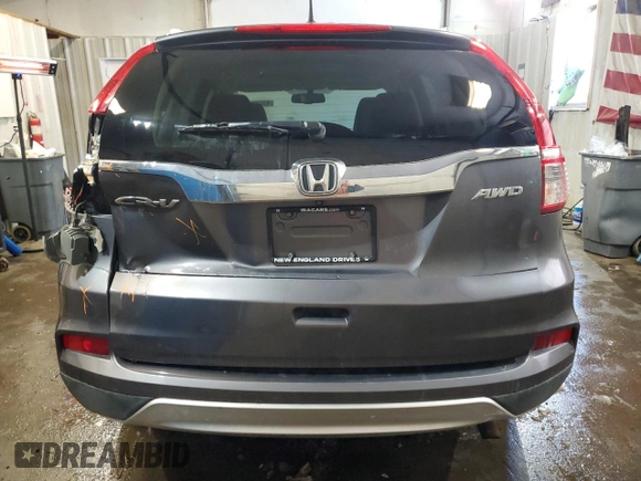2015 Honda CR-V EX-L with VIN 5J6RM4H74FL033475, listed as a Copart auction lot 43033985 with 117,618 mi miles and Salvage Title. Bid and sale history available at carsss.com. Image 6.
