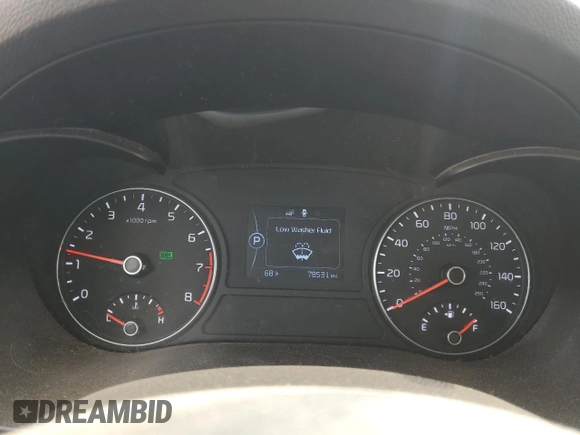 2017 Kia Optima LX z VIN 5XXGT4L32HG166565, wystawiony jako Copart lot #54510785 z przebiegiem 78 531 mil mil oraz Szkoda całkowita • Salvage title. Historia ofert i sprzedaży dostępna na DreamBid. Obrazek 9.
