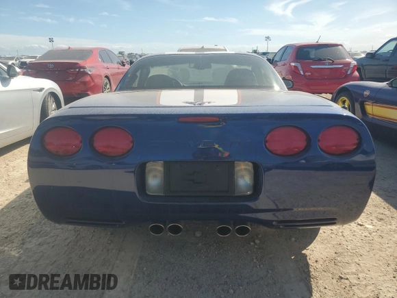 2004 Chevrolet Corvette Z06 with VIN 1G1YY12S545126887, listed as a Copart auction lot 76191164 with 0 mi miles and Salvage Title. Bid and sale history available at carsss.com. Image 6.