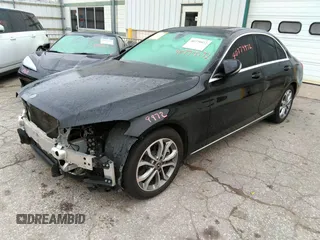 2018 Mercedes-Benz C with VIN 55SWF4JB8JU244528, listed as a IAAI auction lot 40779972 with 119,260 mi miles. Bid and sale history available at carsss.com. Image 2.