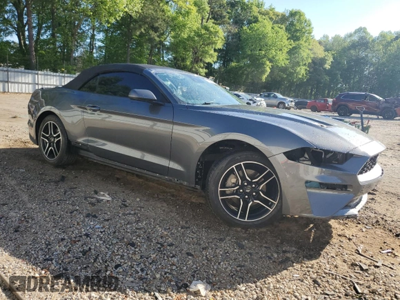 2022 Ford Mustang EcoBoost with VIN 1FATP8UH6N5107447, listed as a Copart auction lot 53329815 with 35,528 mi miles and Salvage title. Bid and sale history available at DreamBid. Image 4.