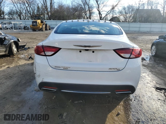 2016 Chrysler 200 C with VIN 1C3CCCEG0GN114674, listed as a Copart auction lot 80233774 with 0 mi miles and Salvage Title. Bid and sale history available at carsss.com. Image 6.