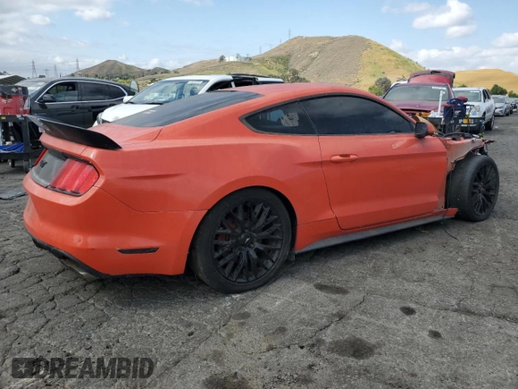 2016 Ford Mustang GT with VIN 1FA6P8CF2G5230985, listed as a Copart auction lot 54540285 with 0 mi miles and Clean Title. Bid and sale history available at carsss.com. Image 3.