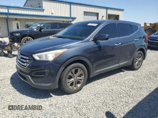 2014 Hyundai Santa Fe with VIN 5XYZTDLB4EG201601, listed as a Copart auction lot 52643345 with 202,672 mi miles and Salvage title. Bid and sale history available at DreamBid. Image 1.