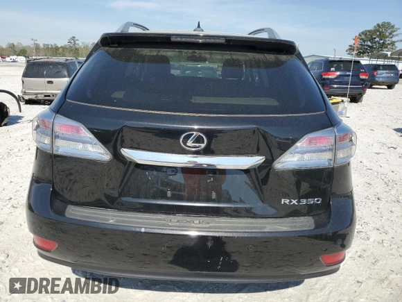 2011 Lexus RX 350 with VIN 2T2ZK1BAXBC056559, listed as a Copart auction lot 50935345 with 58,350 mi miles and Salvage Title. Bid and sale history available at carsss.com. Image 6.