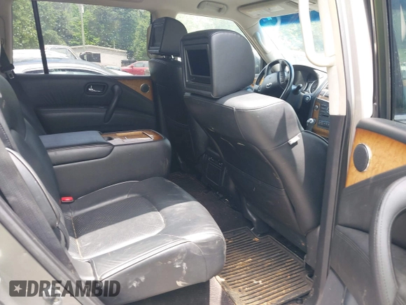 2013 Infiniti QX56 with VIN JN8AZ2NE4D9060623, listed as a IAAI auction lot 42231609 with 229,360 mi miles and . Bid and sale history available at DreamBid. Image 8.