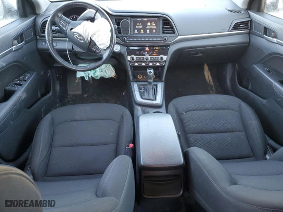 2020 Hyundai Elantra SEL with VIN KMHD84LF1LU935537, listed as a Copart auction lot 42014635 with 58,034 mi miles and Salvage Title. Bid and sale history available at carsss.com. Image 8.