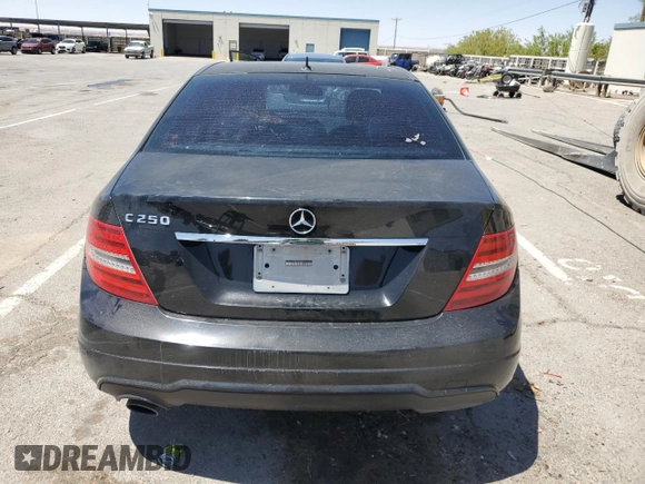 2014 Mercedes-Benz C 250 Sport with VIN WDDGF4HB7EA963401, listed as a Copart auction lot 54152815 with 155,264 mi miles and Salvage title. Bid and sale history available at DreamBid. Image 6.