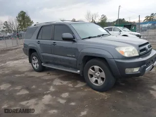 2004 Toyota 4Runner Limited with VIN JTEBT17R548013193, listed as a IAAI auction lot 41698645 with 318,574 mi miles. Bid and sale history available at carsss.com. Image 1.