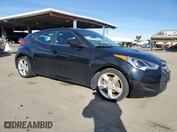 2012 Hyundai Veloster w/Red Int with VIN KMHTC6AD2CU065143, listed as a Copart auction lot 87262524 with 111,448 mi miles and Clean title. Bid and sale history available at DreamBid. Image 4.
