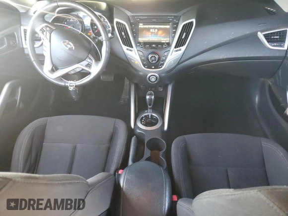2013 Hyundai Veloster RE:MIX with VIN KMHTC6AD4DU127949, listed as a Copart auction lot 56993075 with 95,772 mi miles and Salvage title. Bid and sale history available at DreamBid. Image 8.