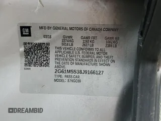 2018 Cadillac XTS Luxury with VIN 2G61M5S38J9166127, listed as a Copart auction lot 50386775 with 105,114 mi miles and Salvage Title. Bid and sale history available at carsss.com. Image 12.