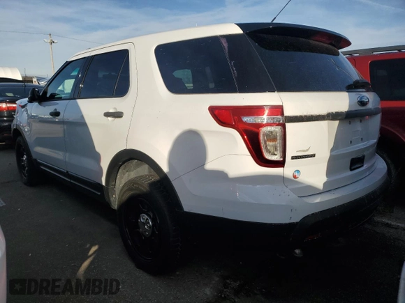 2013 Ford Utility Police Interceptor with VIN 1FM5K8AR9DGC73183, listed as a Copart auction lot 82955384 with 92,876 mi miles and Salvage Title. Bid and sale history available at carsss.com. Image 2.