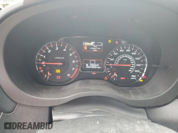 2020 Subaru WRX with VIN JF1VA1A62L9826530, listed as a Copart auction lot 68488904 with 37,683 mi miles and Salvage Title. Bid and sale history available at carsss.com. Image 9.
