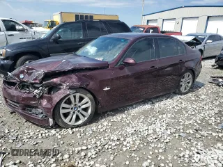 2007 BMW 3 Series 328i with VIN WBAVA37527NL15737, listed as a Copart auction lot 52809515 with Not provided miles and Salvage title. Bid and sale history available at DreamBid. Image 1.