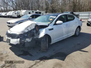 2015 Kia Optima EX with VIN 5XXGN4A79FG510437, listed as a Copart auction lot 51452685 with 0 mi miles and Salvage Title. Bid and sale history available at carsss.com. Image 1.