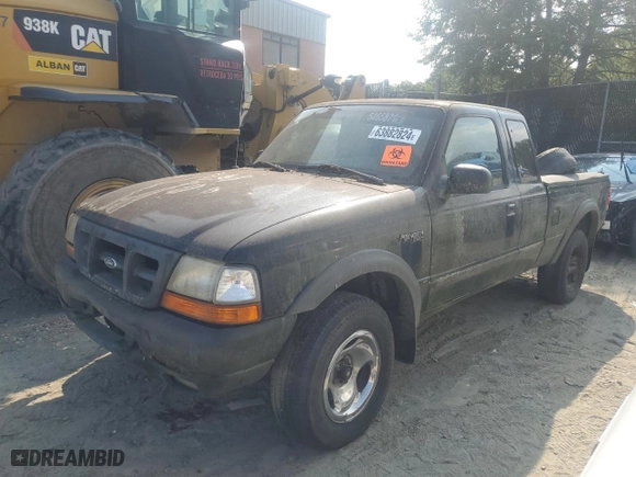1998 Ford Ranger XL with VIN 1FTZR15X3WTA23658, listed as a Copart auction lot 63882824 with 227,406 mi miles and Non Repairable. Bid and sale history available at carsss.com. Image 1.