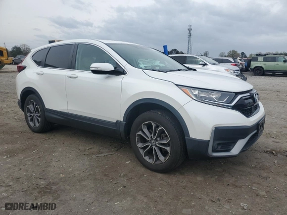 2020 Honda CR-V EX-L with VIN 2HKRW2H86LH665200, listed as a Copart auction lot 51648205 with 56,861 mi miles and Salvage Title. Bid and sale history available at carsss.com. Image 4.