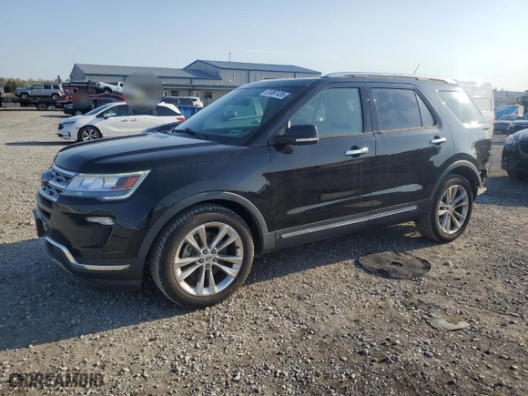 2018 Ford Explorer Limited with VIN 1FM5K7F8XJGC63137, listed as a Copart auction lot 51897435 with 125,801 mi miles and Salvage Title. Bid and sale history available at carsss.com. Image 1.