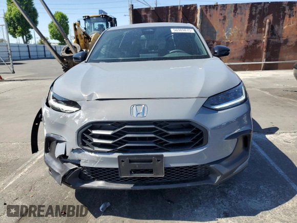 2024 Honda HR-V Sport with VIN 3CZRZ2H59RM752924, listed as a Copart auction lot 56989815 with 13,747 mi miles and Salvage title. Bid and sale history available at DreamBid. Image 5.