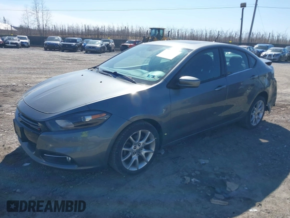 2013 Dodge Dart SXT with VIN 1C3CDFBA8DD268095, listed as a IAAI auction lot 41728995 with 139,435 mi miles. Bid and sale history available at carsss.com. Image 2.