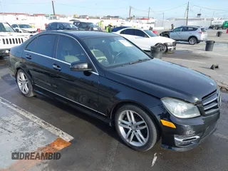 2014 Mercedes-Benz C C 250 Sport with VIN WDDGF4HB5EA933412, listed as a IAAI auction lot 41937278 with 110,016 mi miles. Bid and sale history available at carsss.com. Image 1.