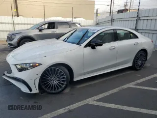 2023 Mercedes-Benz CLS with VIN W1K2J5KB8PA120592, listed as a Copart auction lot 86659934 with 5,929 mi miles and Salvage Title. Bid and sale history available at carsss.com. Image 1.