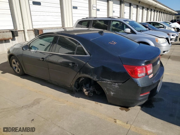 2013 Chevrolet Malibu LS with VIN 1G11B5SA0DF322103, listed as a Copart auction lot 42296114 with 130,531 mi miles and Salvage Title. Bid and sale history available at carsss.com. Image 2.