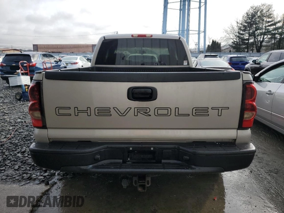 2006 Chevrolet Silverado 1500 Work Truck with VIN 1GCEC19X06Z285743, listed as a Copart auction lot 85202824 with 189,657 mi miles and Salvage Title. Bid and sale history available at carsss.com. Image 6.