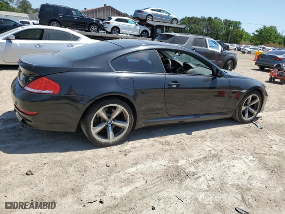 2009 BMW 6 Series 650i with VIN WBAEA535X9CV92734, listed as a Copart auction lot 52678395 with 237,588 mi miles and Clean Title. Bid and sale history available at carsss.com. Image 3.