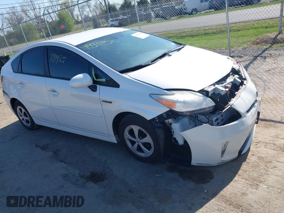 2012 Toyota Prius One with VIN JTDKN3DU9C5456689, listed as a IAAI auction lot 41999025 with 168,690 mi miles and . Bid and sale history available at DreamBid. Image 1.