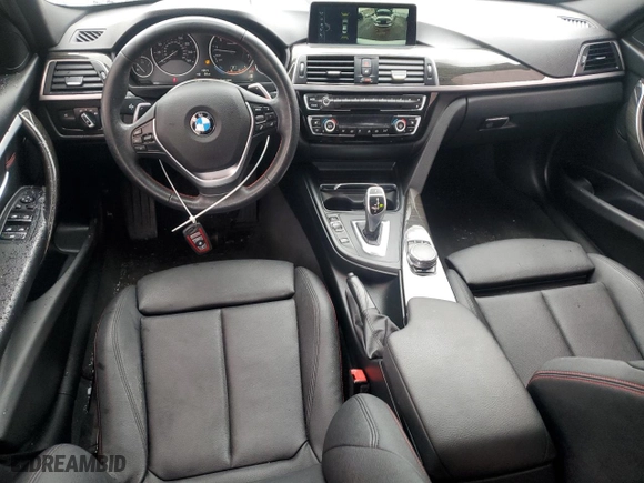 2017 BMW 3 Series 330i with VIN WBA8B9G31HNU56635, listed as a Copart auction lot 44696465 with 91,447 mi miles and Salvage Title. Bid and sale history available at carsss.com. Image 8.