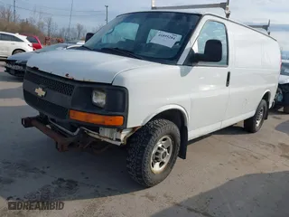 2014 GMC Savana Cargo Van with VIN 1GTW7FCA5E1905011, listed as a IAAI auction lot 41895284 with NaN miles. Bid and sale history available at carsss.com. Image 17.