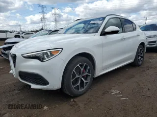 2020 Alfa Romeo Stelvio Ti z VIN ZASPAKBN4L7C97566, wystawiony jako Copart lot #51864925 z przebiegiem 48 097 mil mil oraz Szkody całkowita. Historia ofert i sprzedaży dostępna na DreamBid. Obrazek 1.