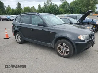 2006 BMW X3 3.0i with VIN WBXPA93466WG81226, listed as a Copart auction lot 61008215 with 184,590 mi miles and Clean title. Bid and sale history available at DreamBid. Image 4.